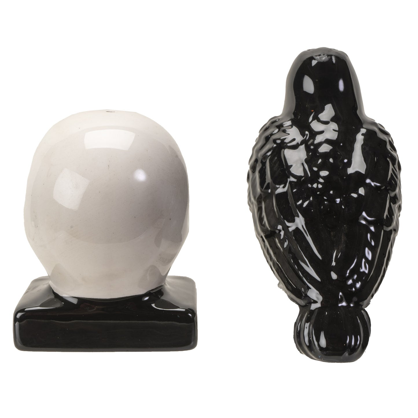 Raven Salt Pepper Shakers Quoth The Raven Gothic Kitchen Set
