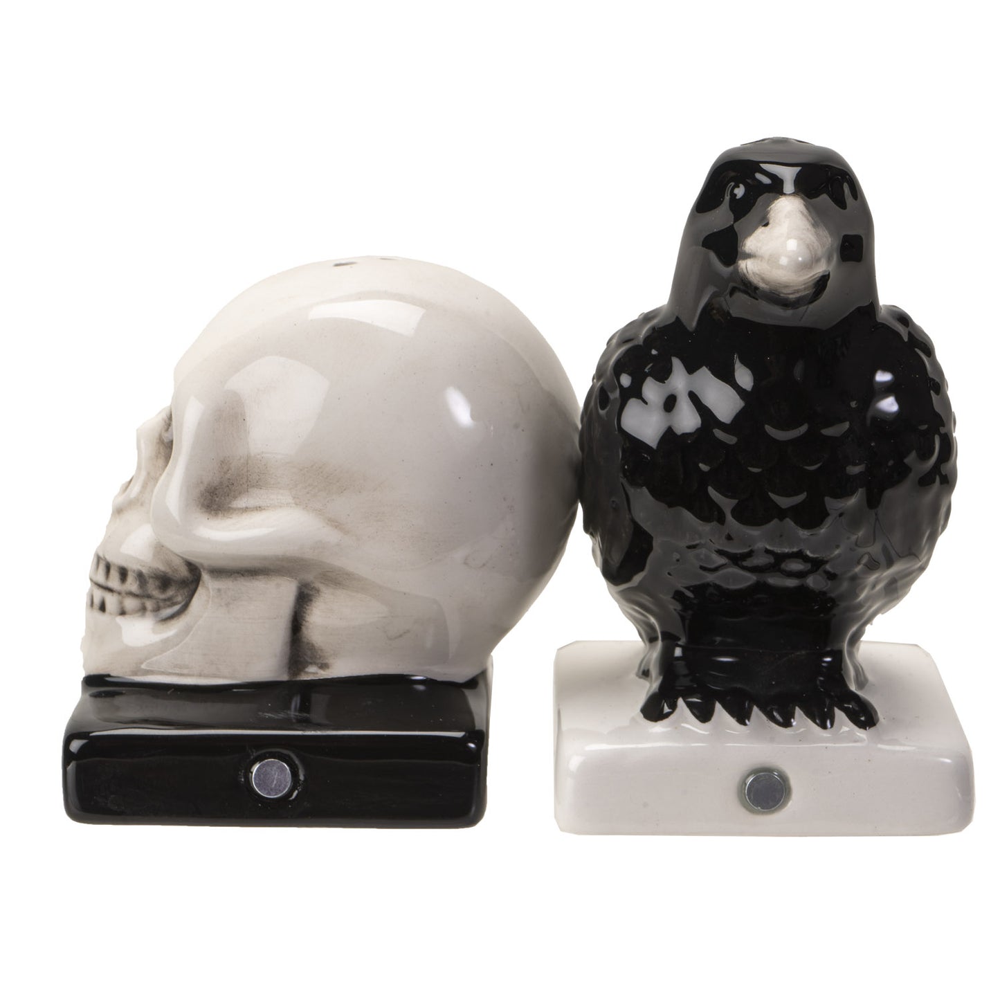 Raven Salt Pepper Shakers Quoth The Raven Gothic Kitchen Set