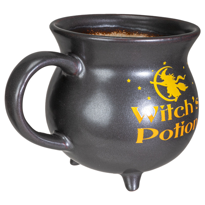 Witch's Potion Cauldron Ceramic Porcelain Mug