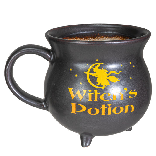 Witch's Potion Cauldron Ceramic Porcelain Mug