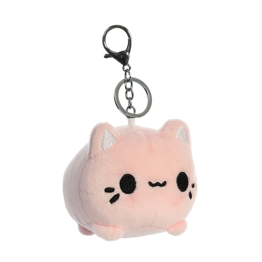 Tasty Peach - 3.5" Strawberry Meowchi Keychain