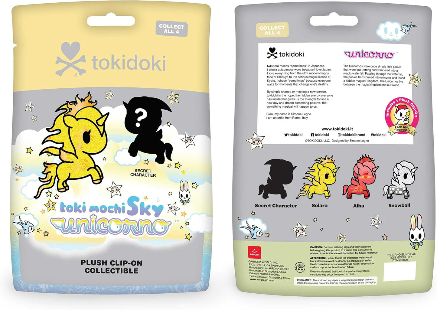 Tokidoki - 4.5" Toki Mochi Sky Blind Bag