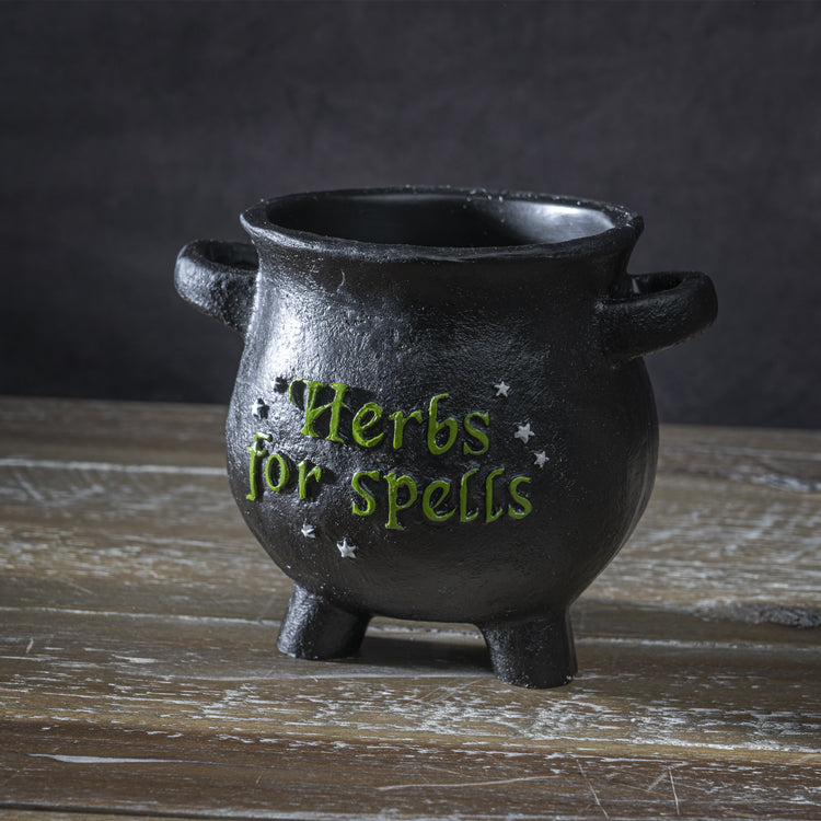 Herbs For Spells Cauldron Planter