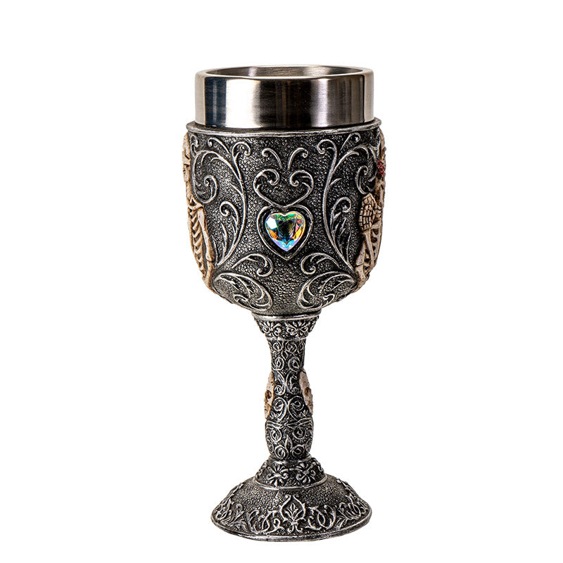 Skeleton Couple Goblet