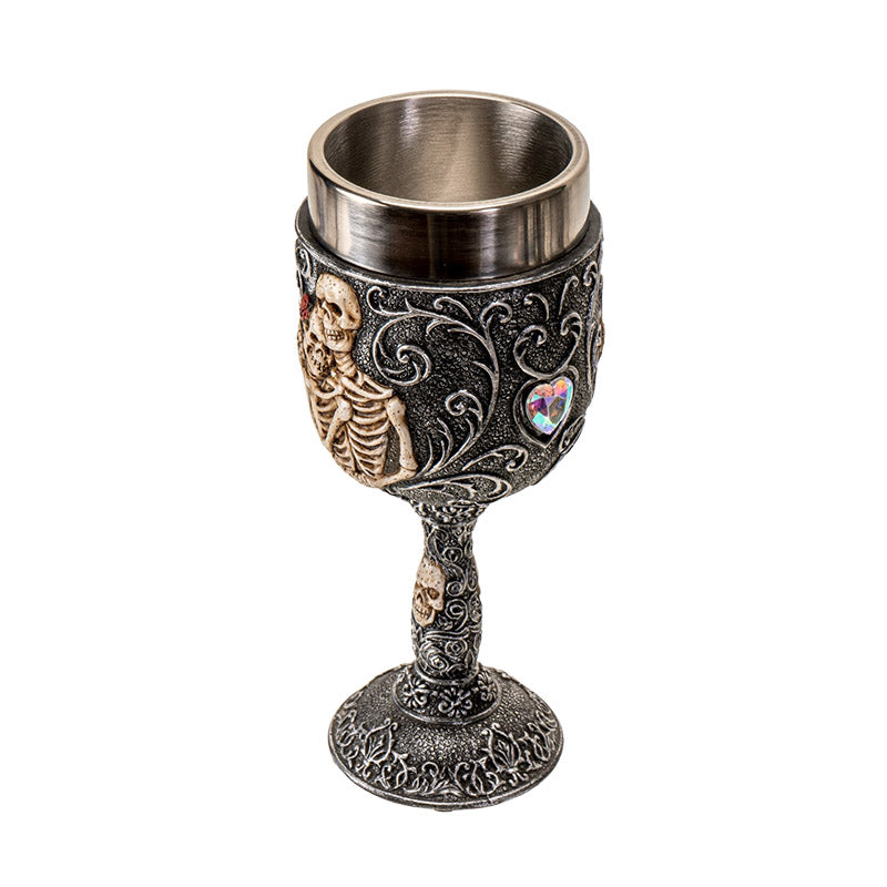 Skeleton Couple Goblet
