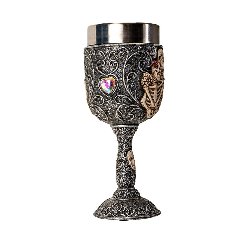Skeleton Couple Goblet
