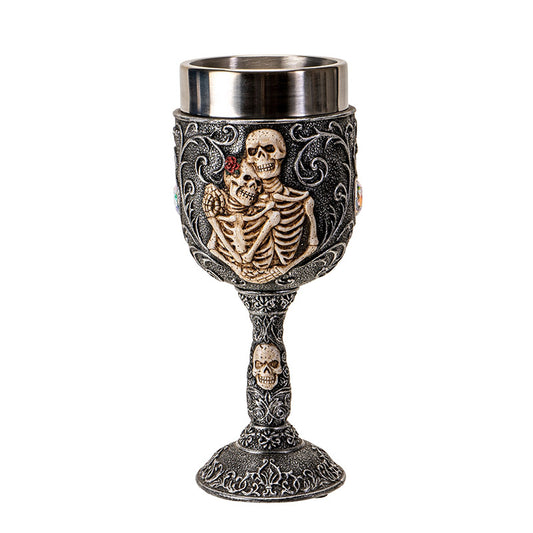 Skeleton Couple Goblet