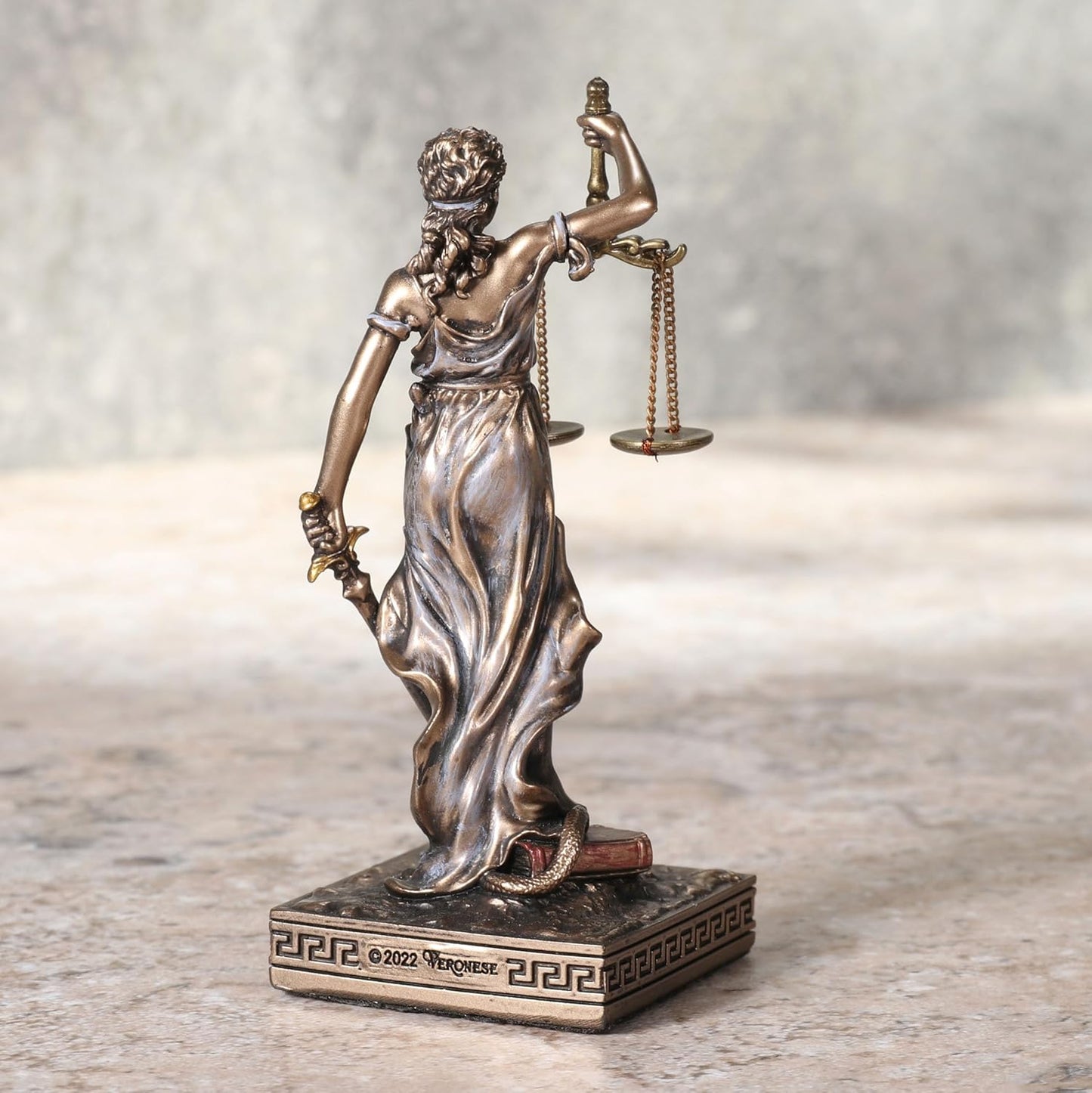 Lady Justice Greek Goddess Resin Miniature Figurine