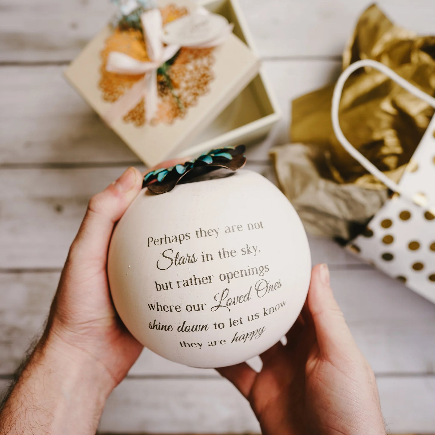 Stars in the Sky 5" Round Tealight Candle Holder