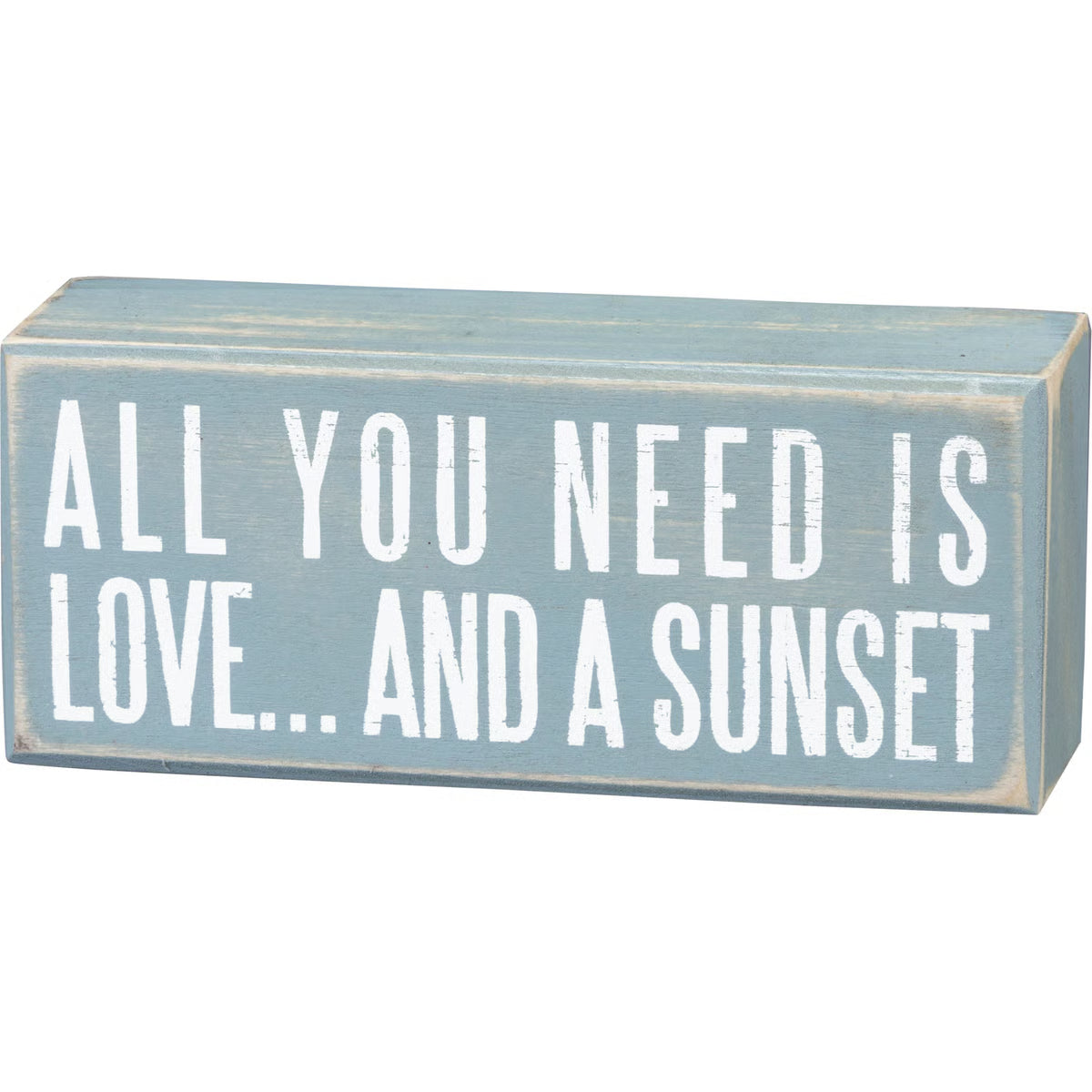 Box Sign - And A Sunset