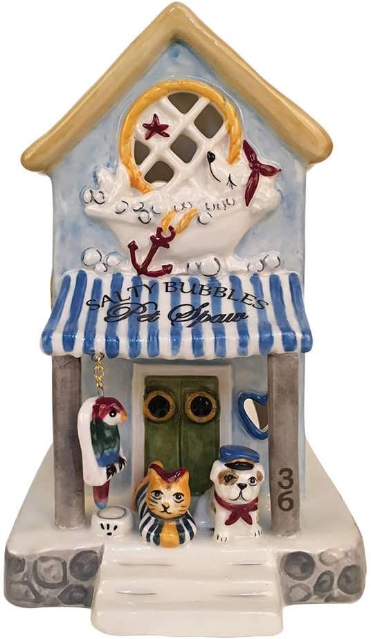 Clayworks Salty Bubbles Pet Spaw Candle House