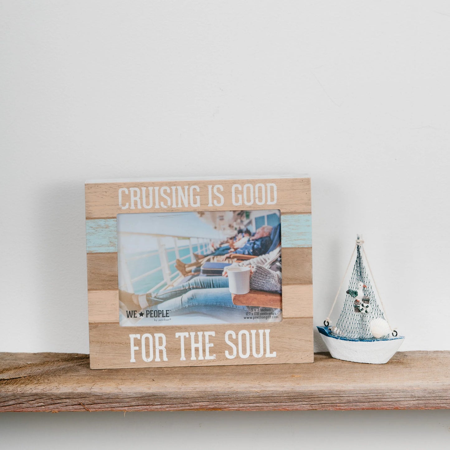 Cruise People 9" x 7.25" Frame (Holds 5" x 7" photo)