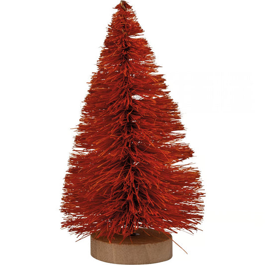 Multicolored Bottle Brush Tree Set