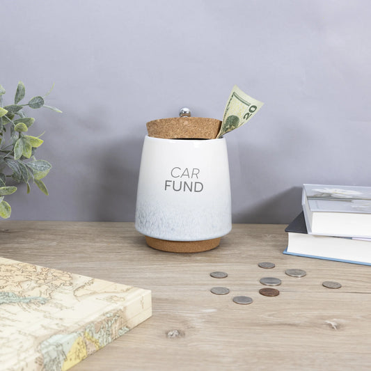 Car 6.5" Ceramic Savings Bank