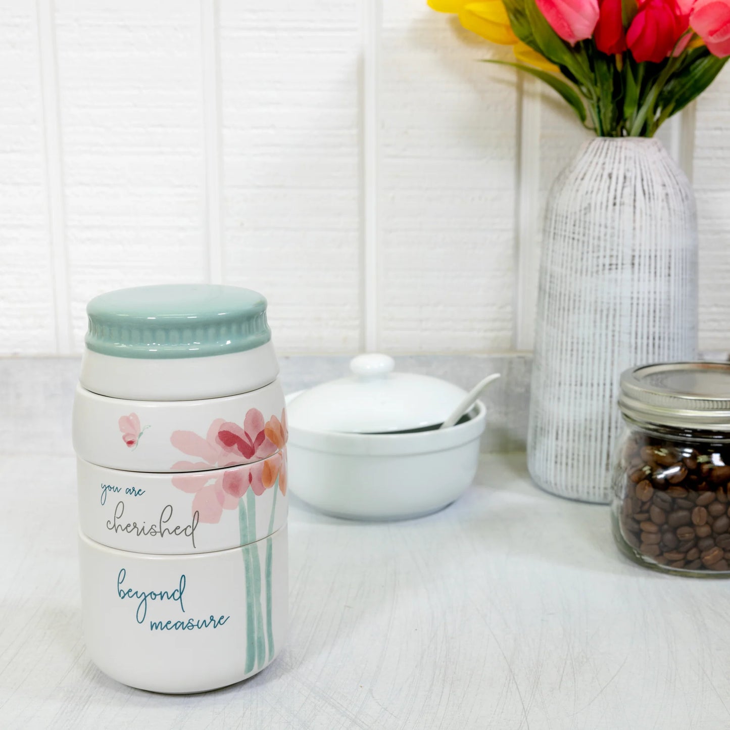 Cherished 6" x 3.25" Stacked Measuring Cups