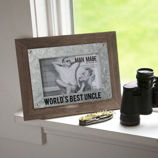 Uncle 9.5" x 7.5" Frame (Holds 4" x 6" Photo)