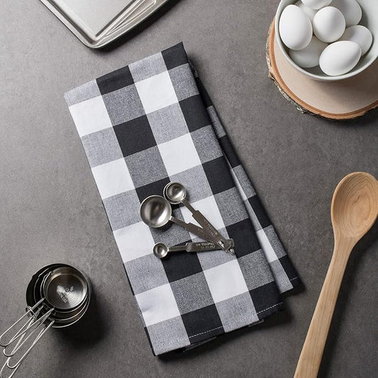Black Buffalo Check Dishcloth