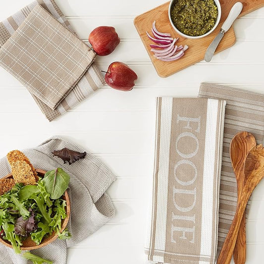 Stone Foodie Dishtowel & Dishcloth Set/5