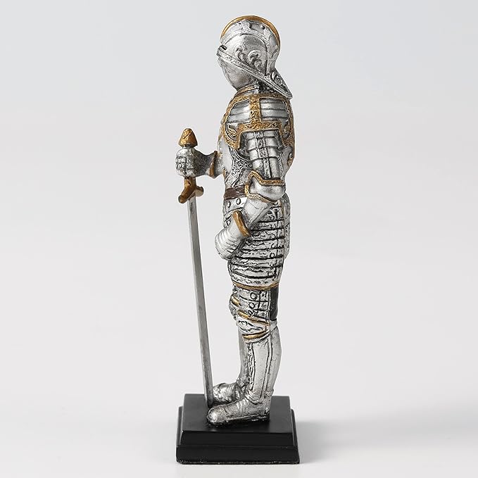 German Ceremonial Knight Armor Sword Stance