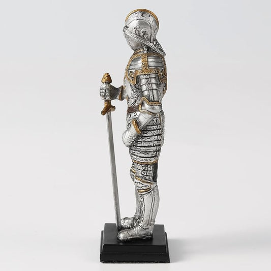 German Ceremonial Knight Armor Sword Stance