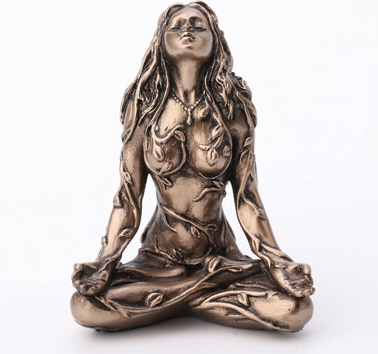 Veronese Design 2.5" Mother Earth Gaia Sitting Lotus Pose
