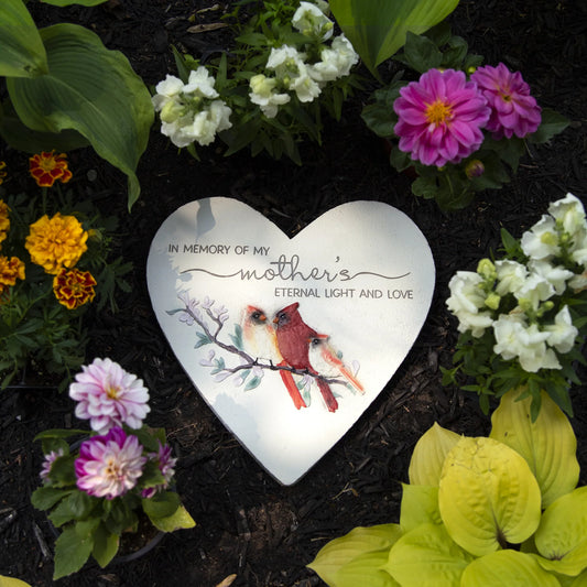 Mother 11" Heart Garden Stone