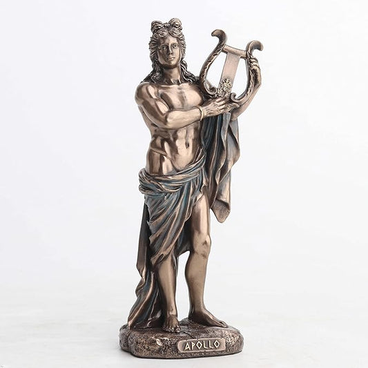 Greek God Apollo Playing Lyre