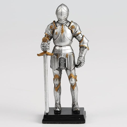 Medieval Knight Armor Sword Stance