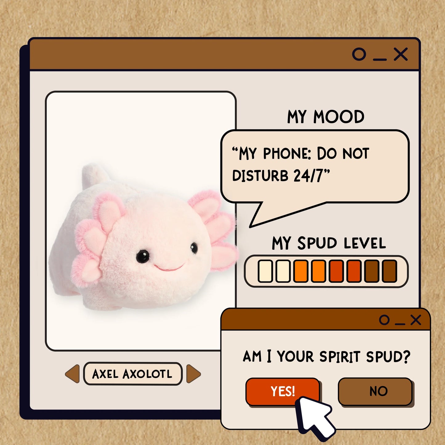 Spudsters - 10" Axel Axolotl