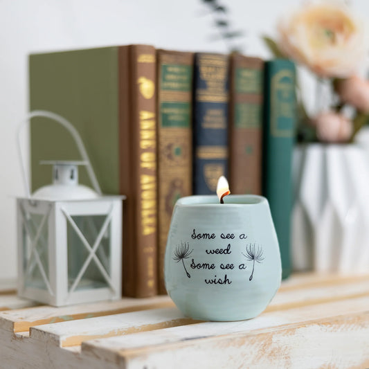 Some See a Wish 8 oz - 100% Soy Wax Candle Scent: Serenity