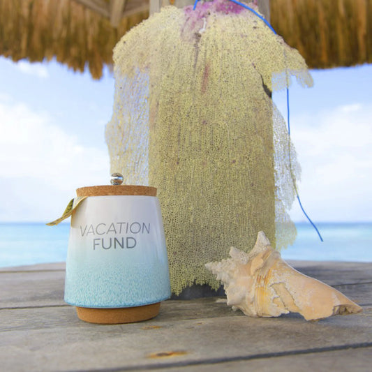 Vacation 6.5" Ceramic Savings Bank