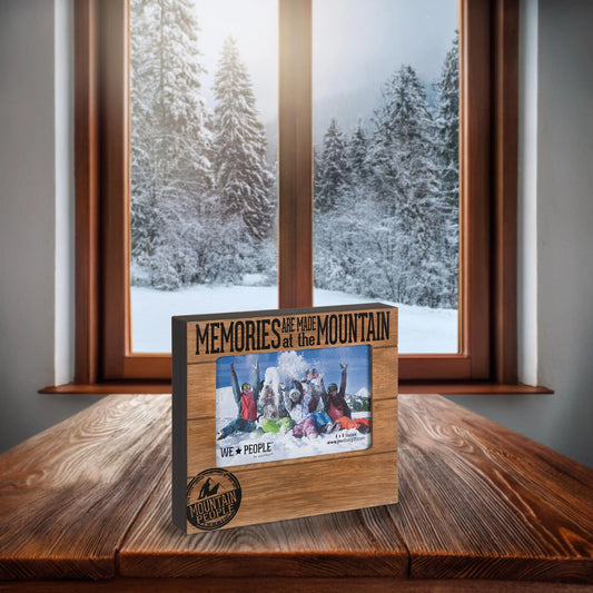 Mountain People 6.75" x 7.45" Frame (holds 4" x 6" photo)