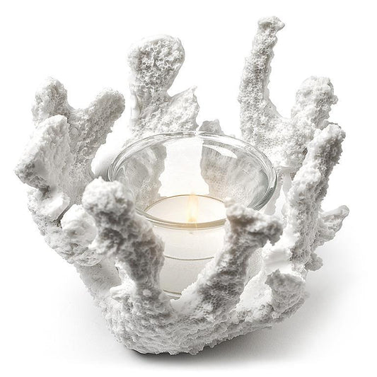 Style Coral Tealite Holder