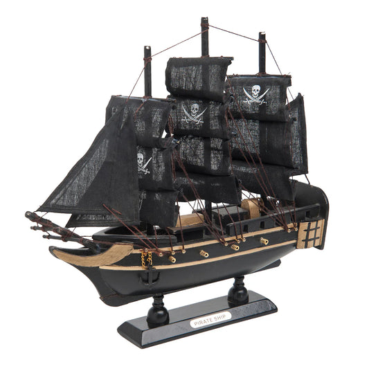 Small Black Pirate Ship