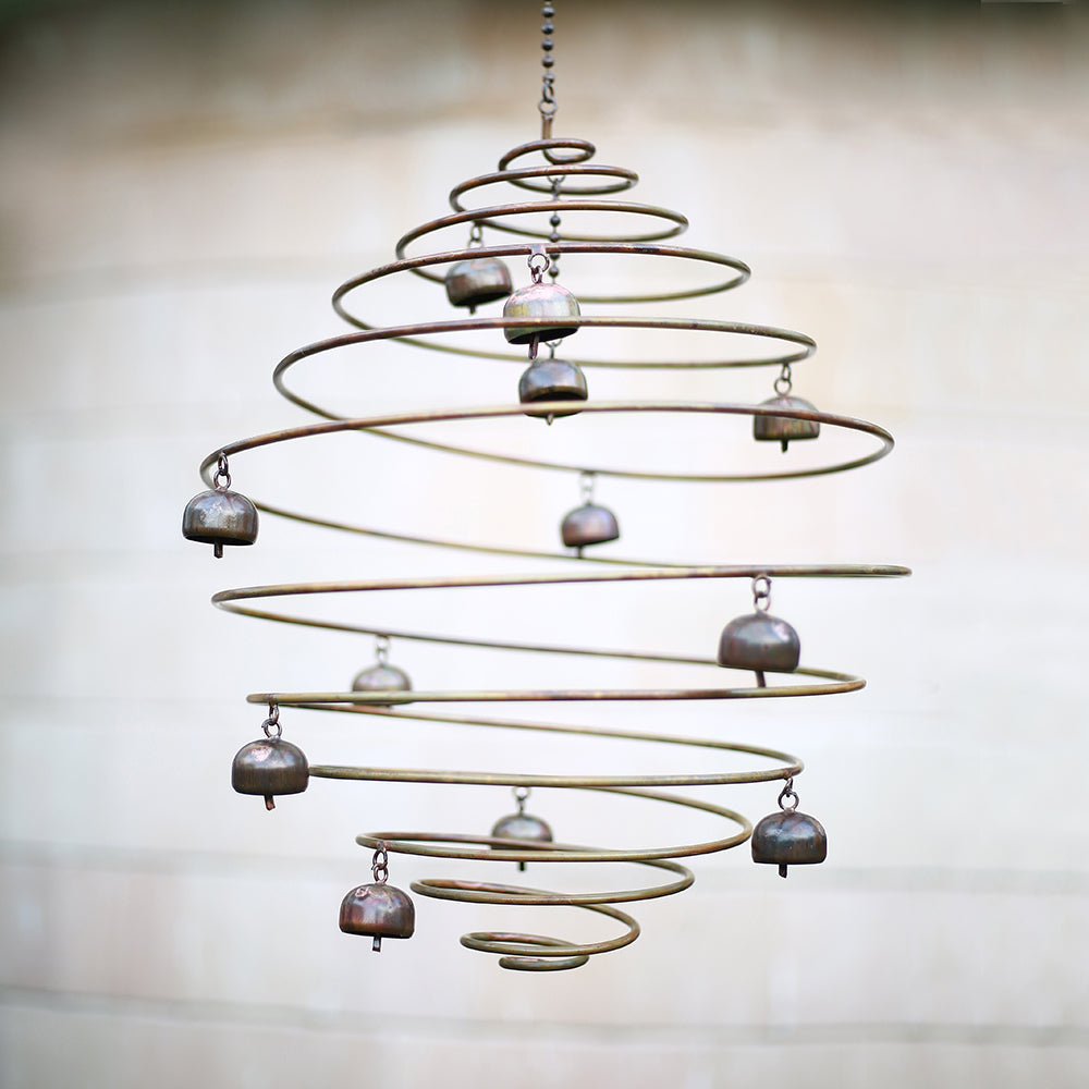 Copper Finish Wind Decor with