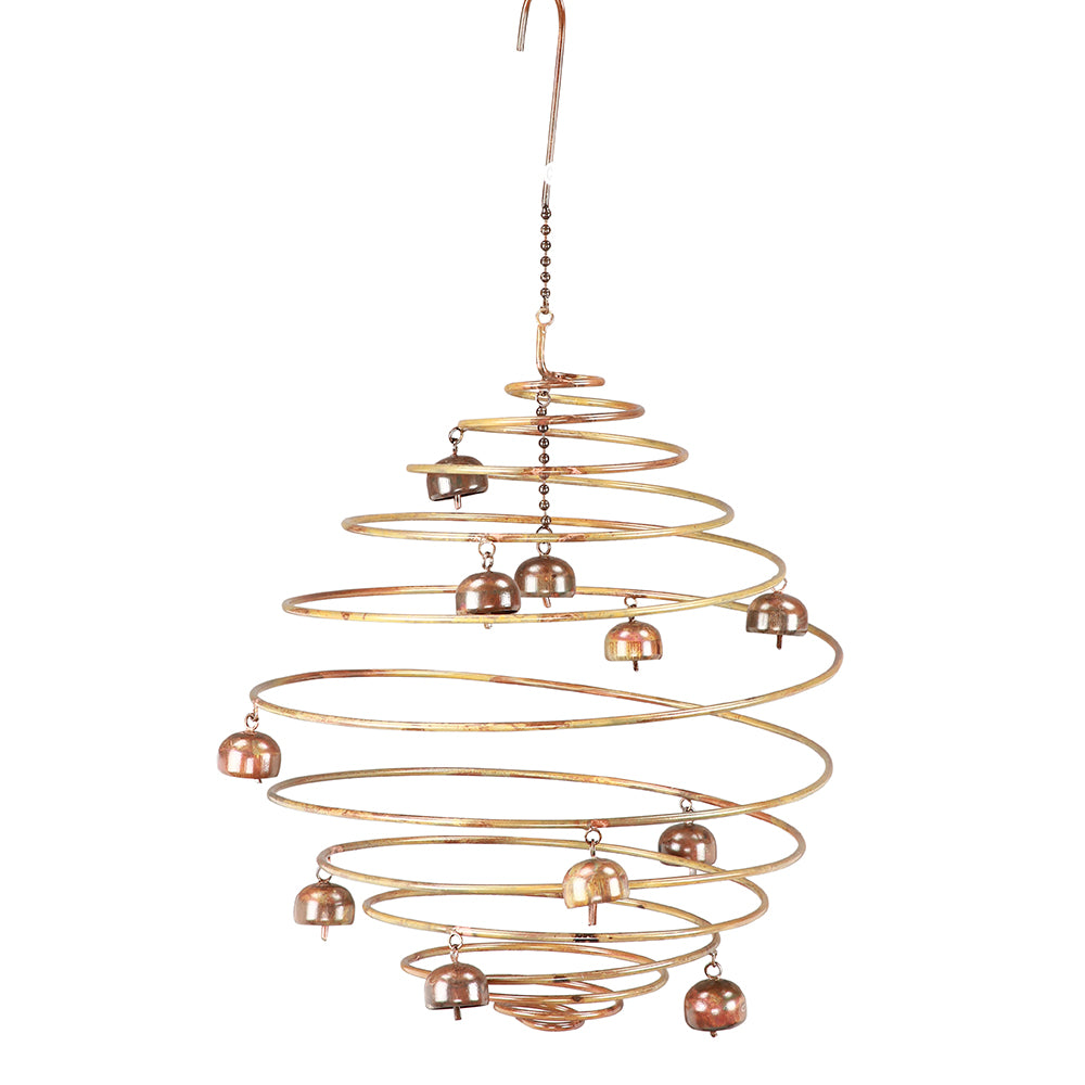 Copper Finish Wind Decor with