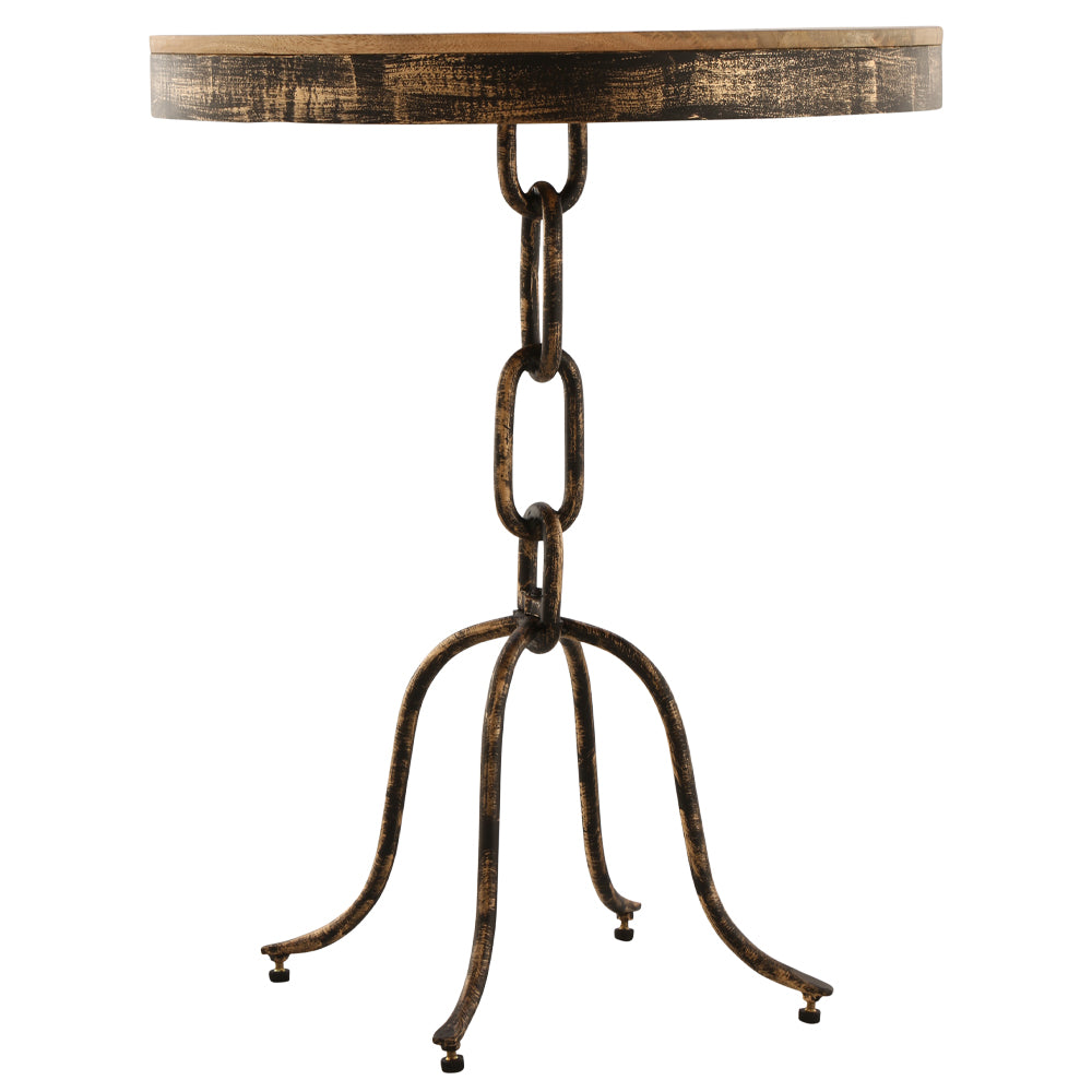 Chain Link End Table Large