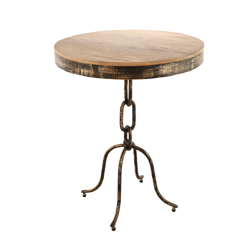 Chain Link End Table Large