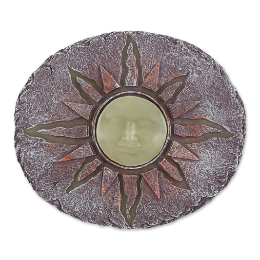 Sun Glowing Stepping Stone