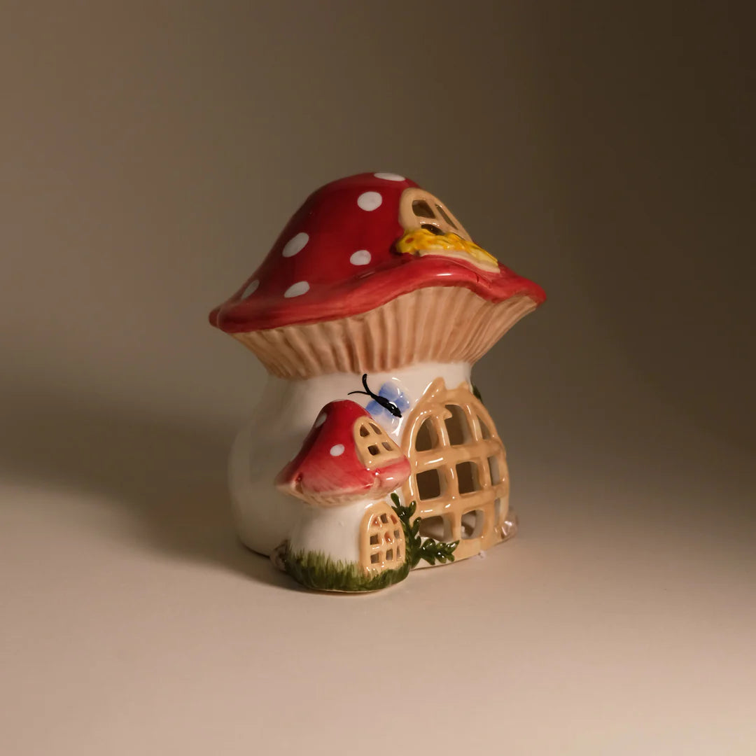 Nesting Mushroom Candle House
