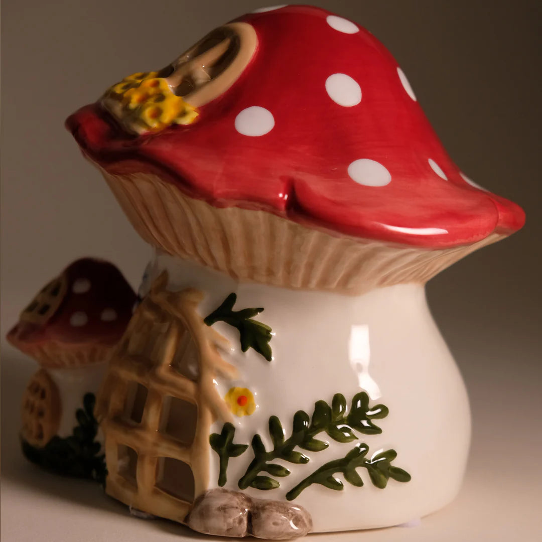Nesting Mushroom Candle House