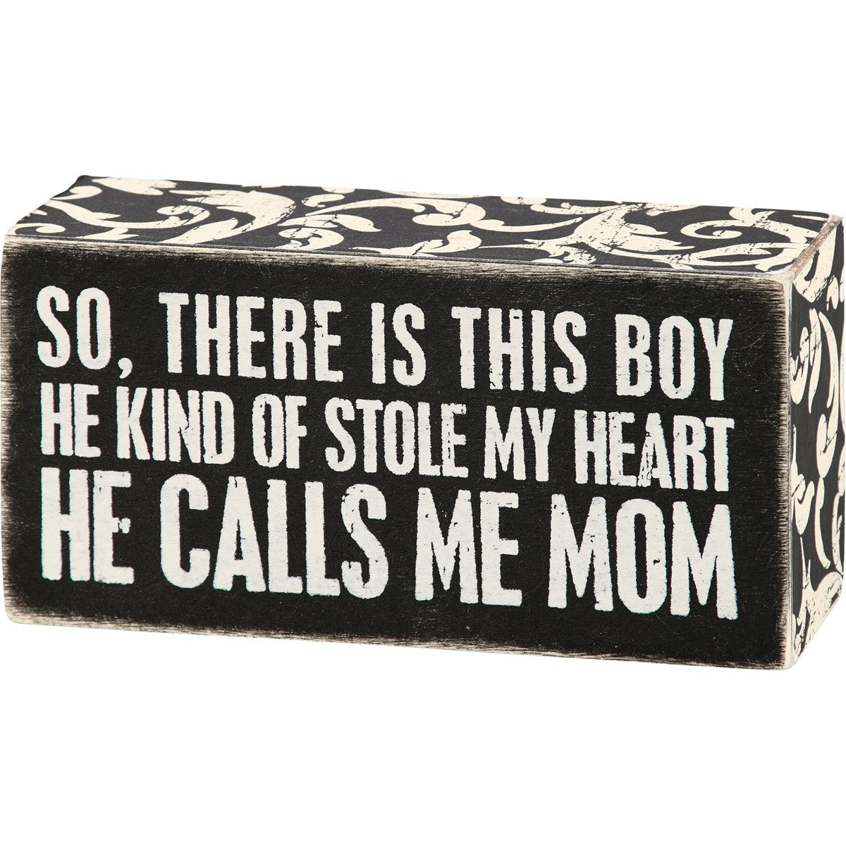 Calls Me Mom Box Sign