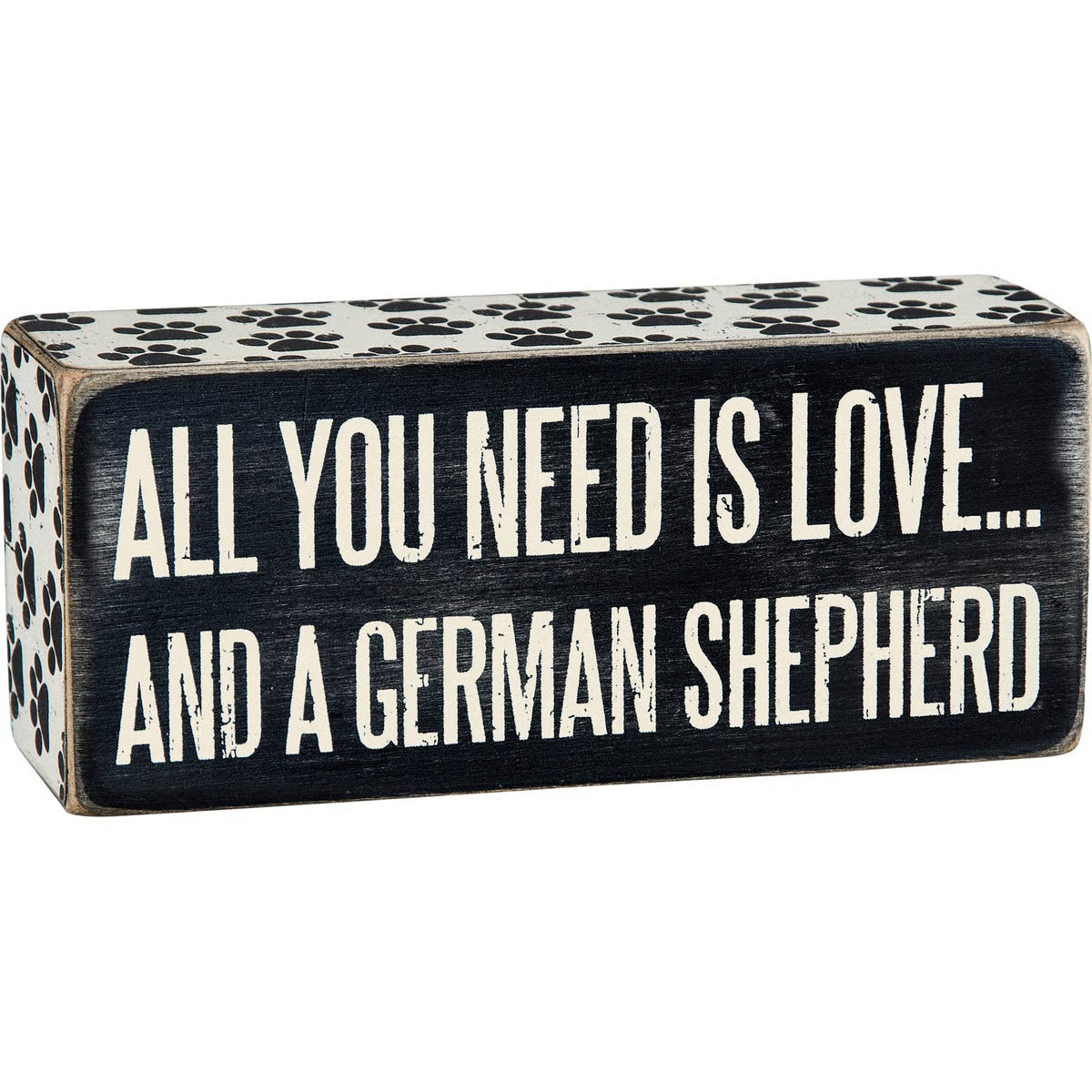 German Shepherd Box Sign