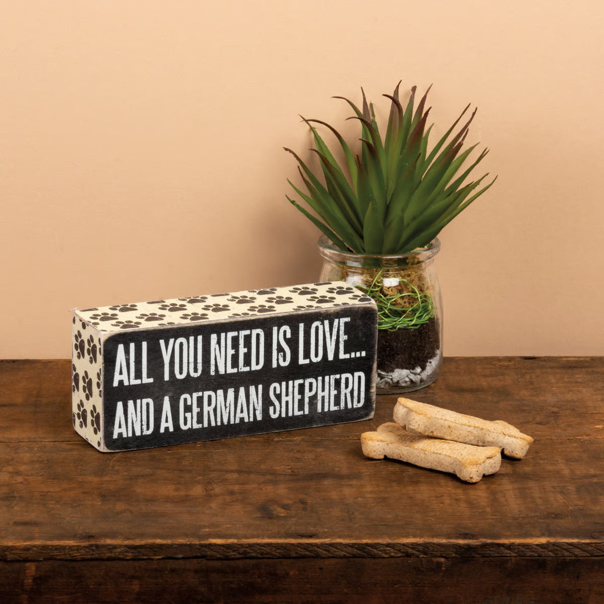 German Shepherd Box Sign