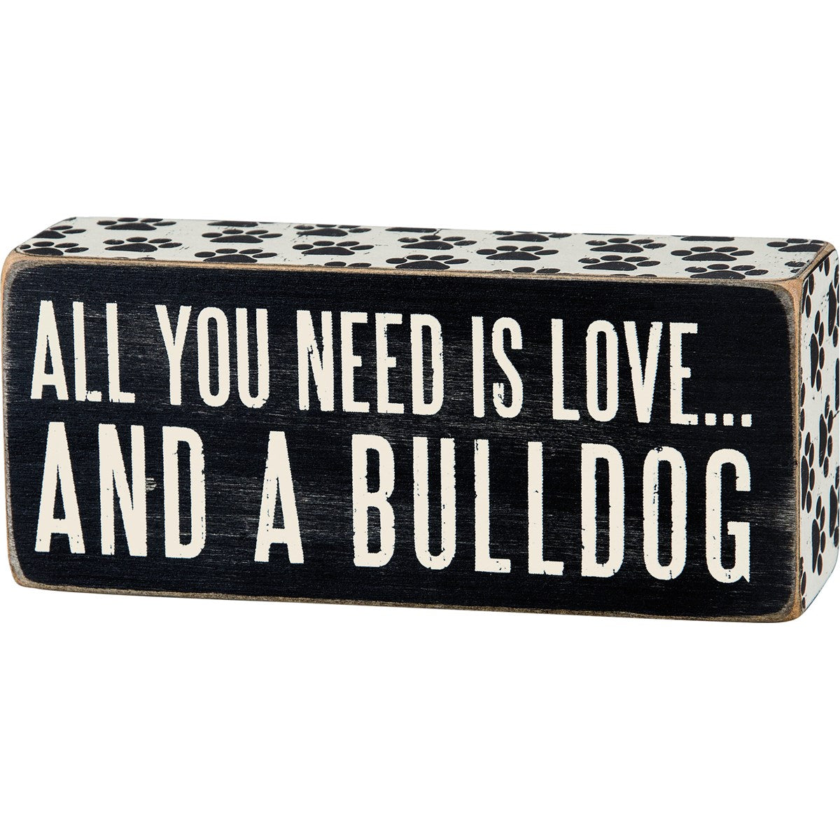 Bulldog Box Sign