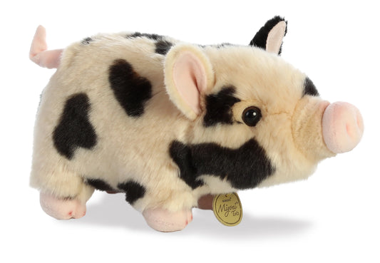 Miyoni Tots - 11" Pot-Bellied Piglet Spotted