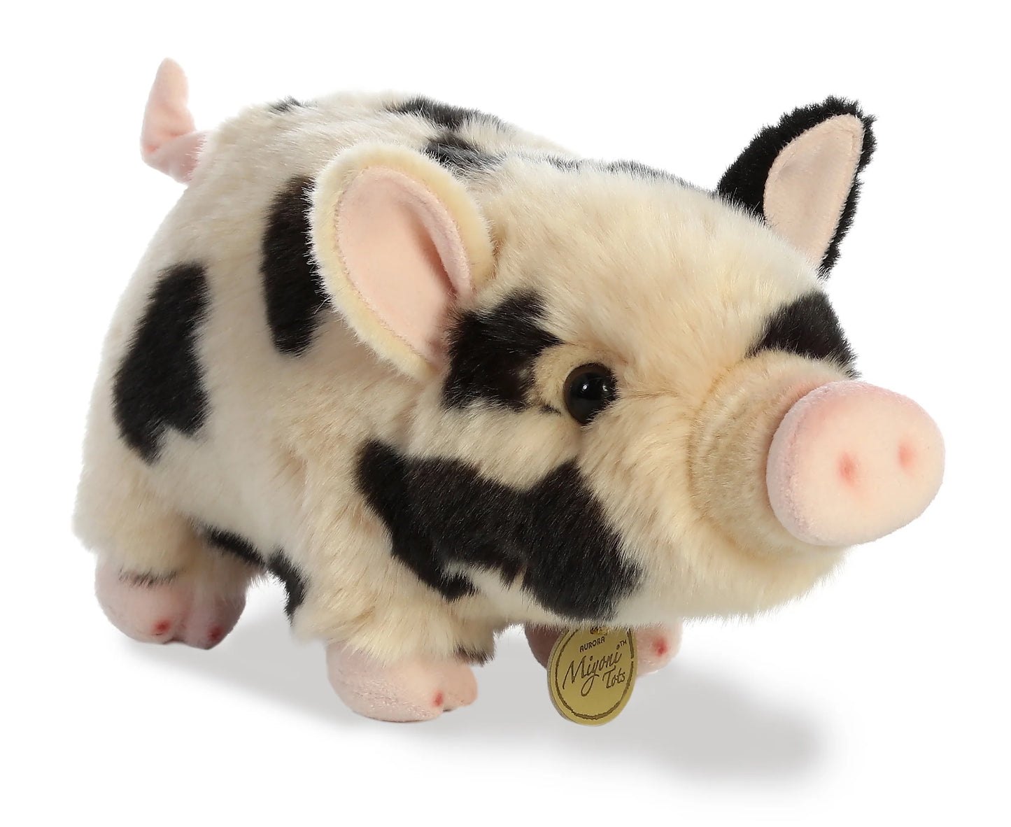 Miyoni Tots - 11" Pot-Bellied Piglet Spotted