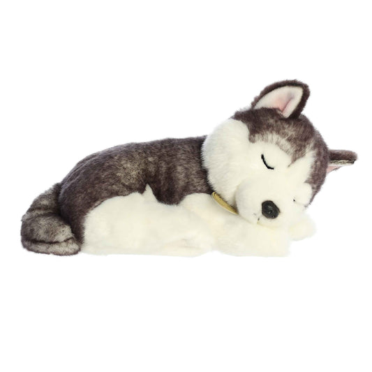 10" Sleepy Husky Pup
