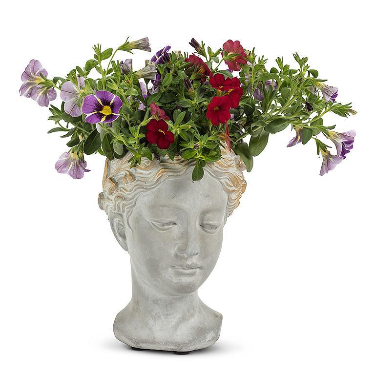 Extra Small Woman Head Planter