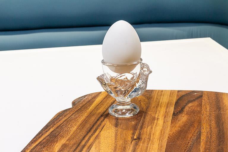 Chicken Egg Cup Figurine